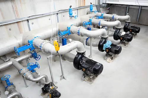 ZPVE gate valve at a wastewater pump station
