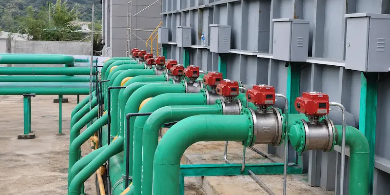 Electric actuated ball valve
