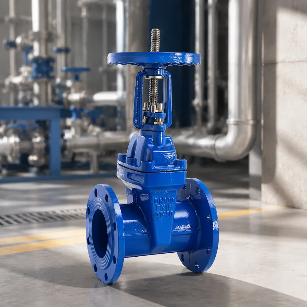 Gate valve for water supply networks and municipal pipeline projects