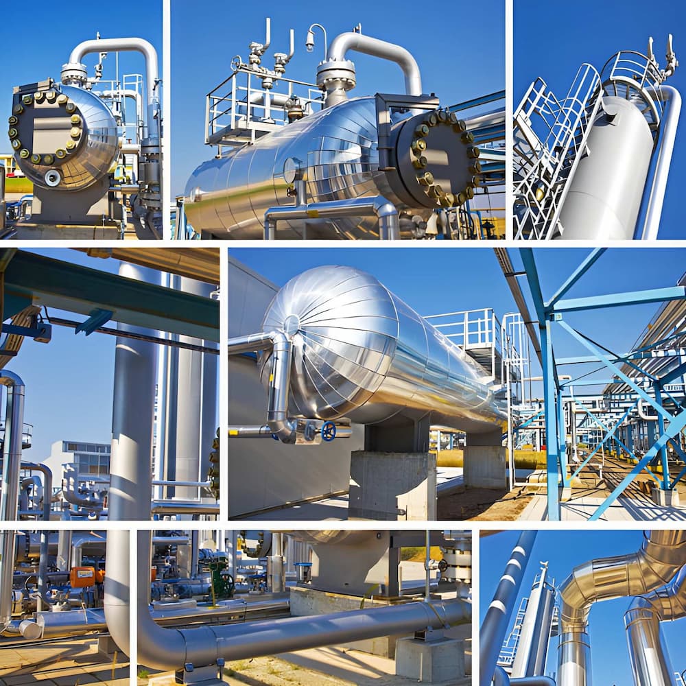 Oil and gas pipeline valve station with actuated valves and process piping