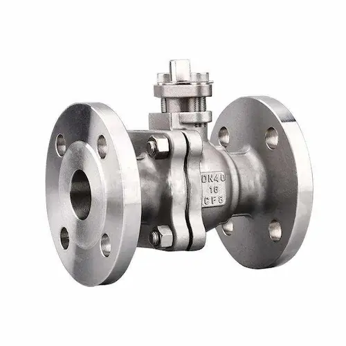 High-temperature steam piping and industrial valves in a power plant
